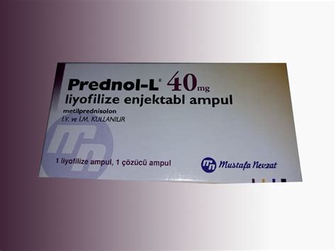 prednol ampul 40 mg